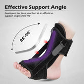 Plantar Fasciitis Night Splint Adjustable Foot Drop Orthotic Brace for Plantar